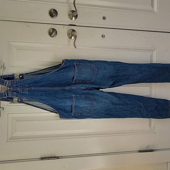 GAP Women’s Blue Denim Overalls Sz. S - Picture 4 of 10